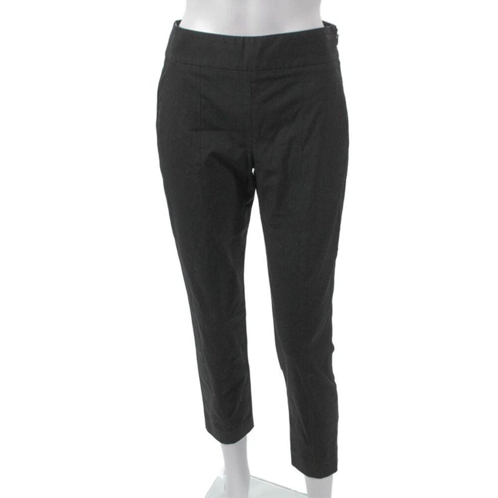 Narciso Rodriguez Women Cropped Black Pants Polyester Zip Size 38